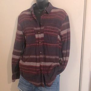 Brown flannel